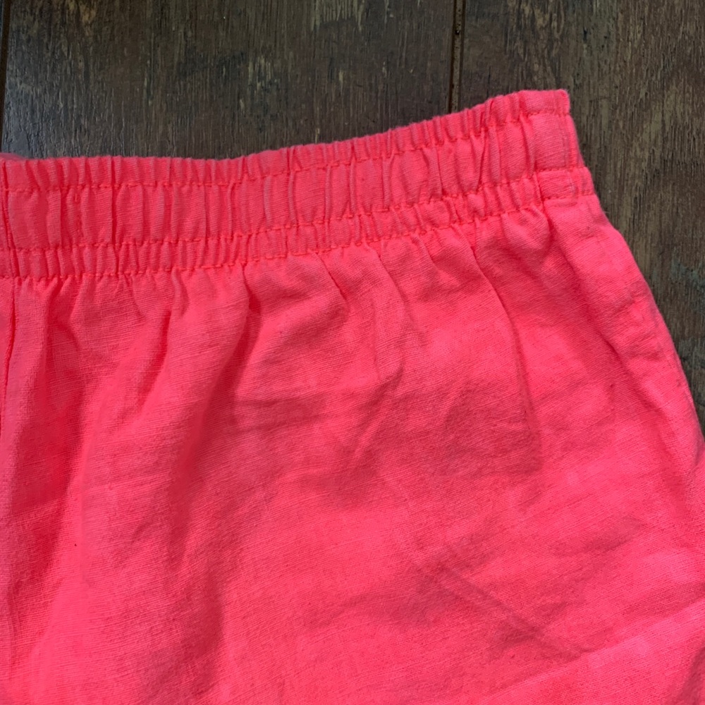 Lilly Pulitzer Hot Pink Linen Drawstring Shorts S - Picture 5 of 8
